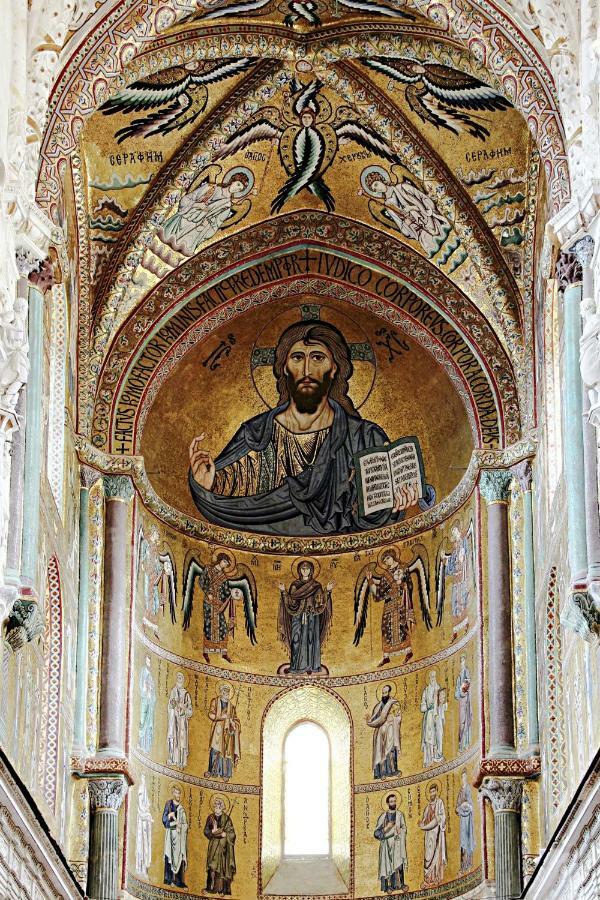 דירות צ'פאלו Casa Panoramica Santa Lucia מראה חיצוני תמונה